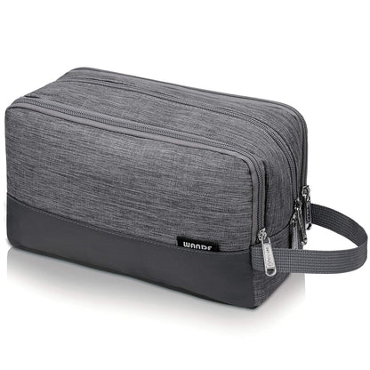 Travel Toiletry Bag for Men, Small Dopp Kit for Toiletries | Water-Resistant Fabric, Travel Bag for Toiletries, Compact Storage, Shaving Accessories, Weekend Trips