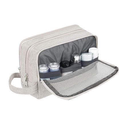 Travel Toiletry Bag for Men, Small Dopp Kit for Toiletries | Water-Resistant Fabric, Travel Bag for Toiletries, Compact Storage, Shaving Accessories, Weekend Trips