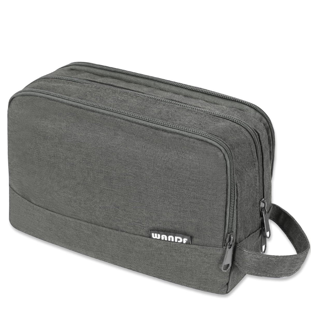 Travel Toiletry Bag for Men, Small Dopp Kit for Toiletries | Water-Resistant Fabric, Travel Bag for Toiletries, Compact Storage, Shaving Accessories, Weekend Trips