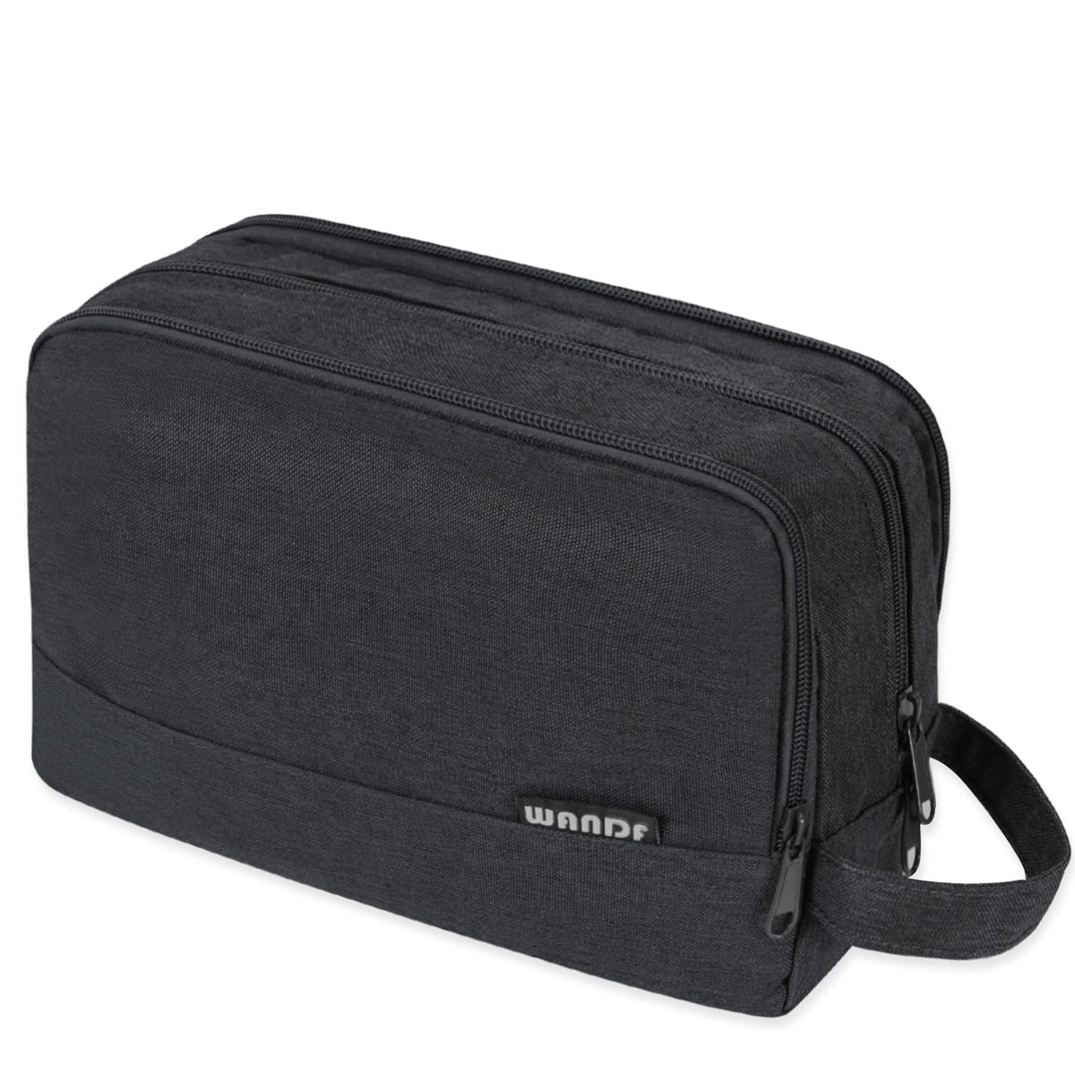 Travel Toiletry Bag for Men, Small Dopp Kit for Toiletries | Water-Resistant Fabric, Travel Bag for Toiletries, Compact Storage, Shaving Accessories, Weekend Trips