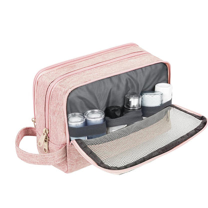 Travel Toiletry Bag for Men, Small Dopp Kit for Toiletries | Water-Resistant Fabric, Travel Bag for Toiletries, Compact Storage, Shaving Accessories, Weekend Trips