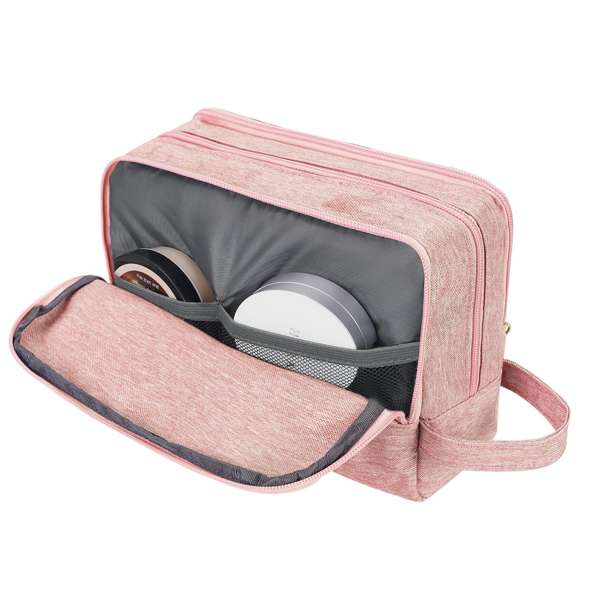 Travel Toiletry Bag for Men, Small Dopp Kit for Toiletries | Water-Resistant Fabric, Travel Bag for Toiletries, Compact Storage, Shaving Accessories, Weekend Trips