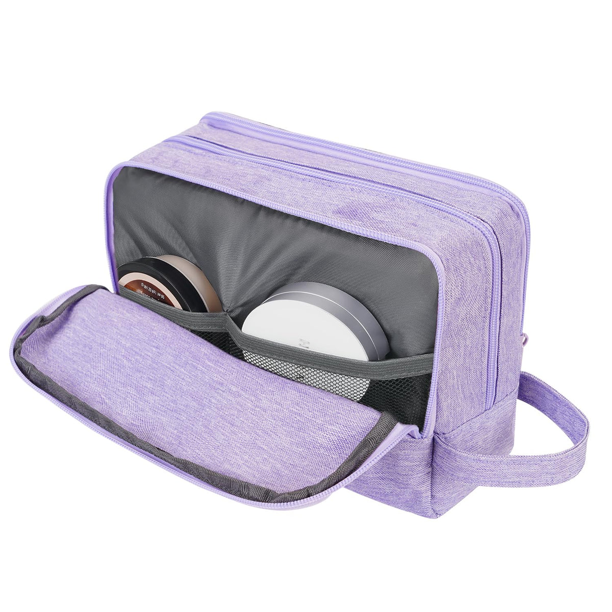 Travel Toiletry Bag for Men, Small Dopp Kit for Toiletries | Water-Resistant Fabric, Travel Bag for Toiletries, Compact Storage, Shaving Accessories, Weekend Trips