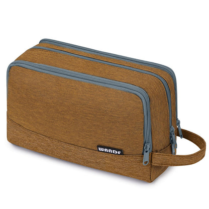 Travel Toiletry Bag for Men, Small Dopp Kit for Toiletries | Water-Resistant Fabric, Travel Bag for Toiletries, Compact Storage, Shaving Accessories, Weekend Trips