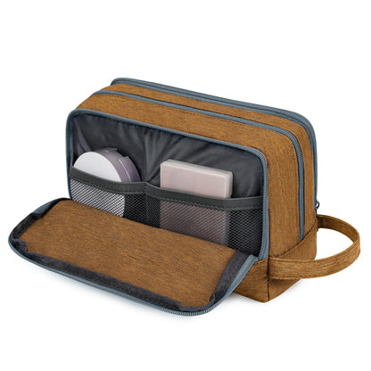 Travel Toiletry Bag for Men, Small Dopp Kit for Toiletries | Water-Resistant Fabric, Travel Bag for Toiletries, Compact Storage, Shaving Accessories, Weekend Trips