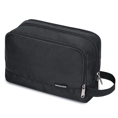 Travel Toiletry Bag for Men, Small Dopp Kit for Toiletries | Water-Resistant Fabric, Travel Bag for Toiletries, Compact Storage, Shaving Accessories, Weekend Trips
