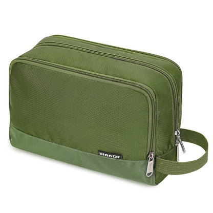 Travel Toiletry Bag for Men, Small Dopp Kit for Toiletries | Water-Resistant Fabric, Travel Bag for Toiletries, Compact Storage, Shaving Accessories, Weekend Trips