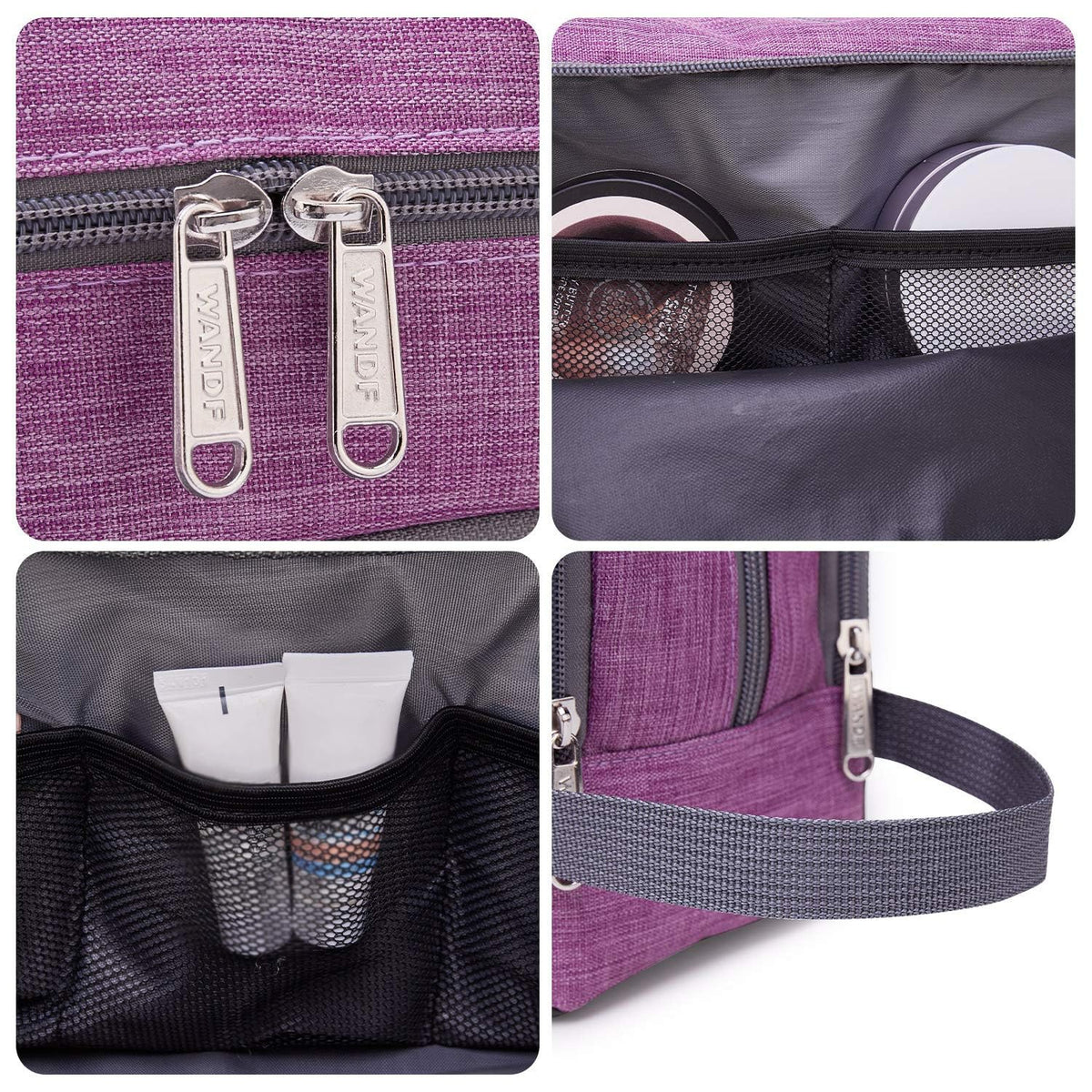 Travel Toiletry Bag for Men, Small Dopp Kit for Toiletries | Water-Resistant Fabric, Travel Bag for Toiletries, Compact Storage, Shaving Accessories, Weekend Trips