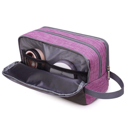 Travel Toiletry Bag for Men, Small Dopp Kit for Toiletries | Water-Resistant Fabric, Travel Bag for Toiletries, Compact Storage, Shaving Accessories, Weekend Trips