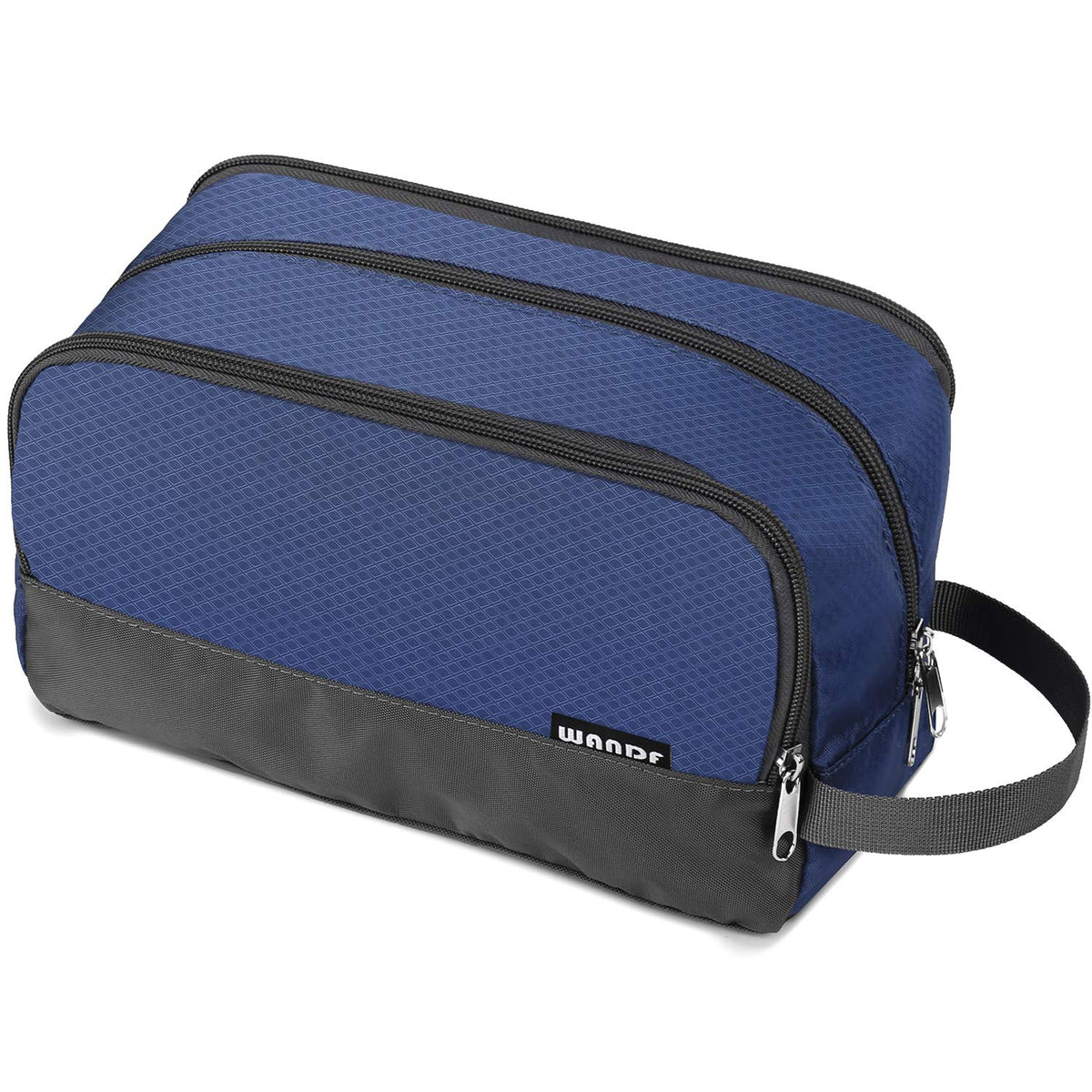 Travel Toiletry Bag for Men, Small Dopp Kit for Toiletries | Water-Resistant Fabric, Travel Bag for Toiletries, Compact Storage, Shaving Accessories, Weekend Trips