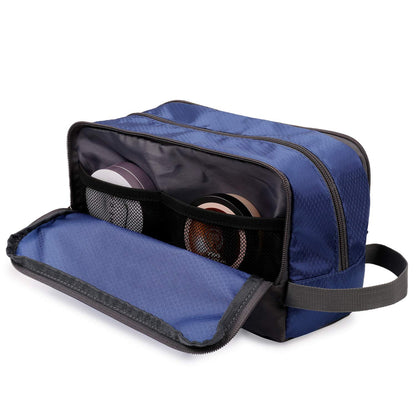 Travel Toiletry Bag for Men, Small Dopp Kit for Toiletries | Water-Resistant Fabric, Travel Bag for Toiletries, Compact Storage, Shaving Accessories, Weekend Trips