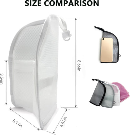Standing Toiletry Bag, Portable Lightweight Travel Toiletry Bag, Waterproof EVA Mesh Travel Makeup Bag, Hanging Cosmetic Organizer for Bathroom, Travel (Grey)