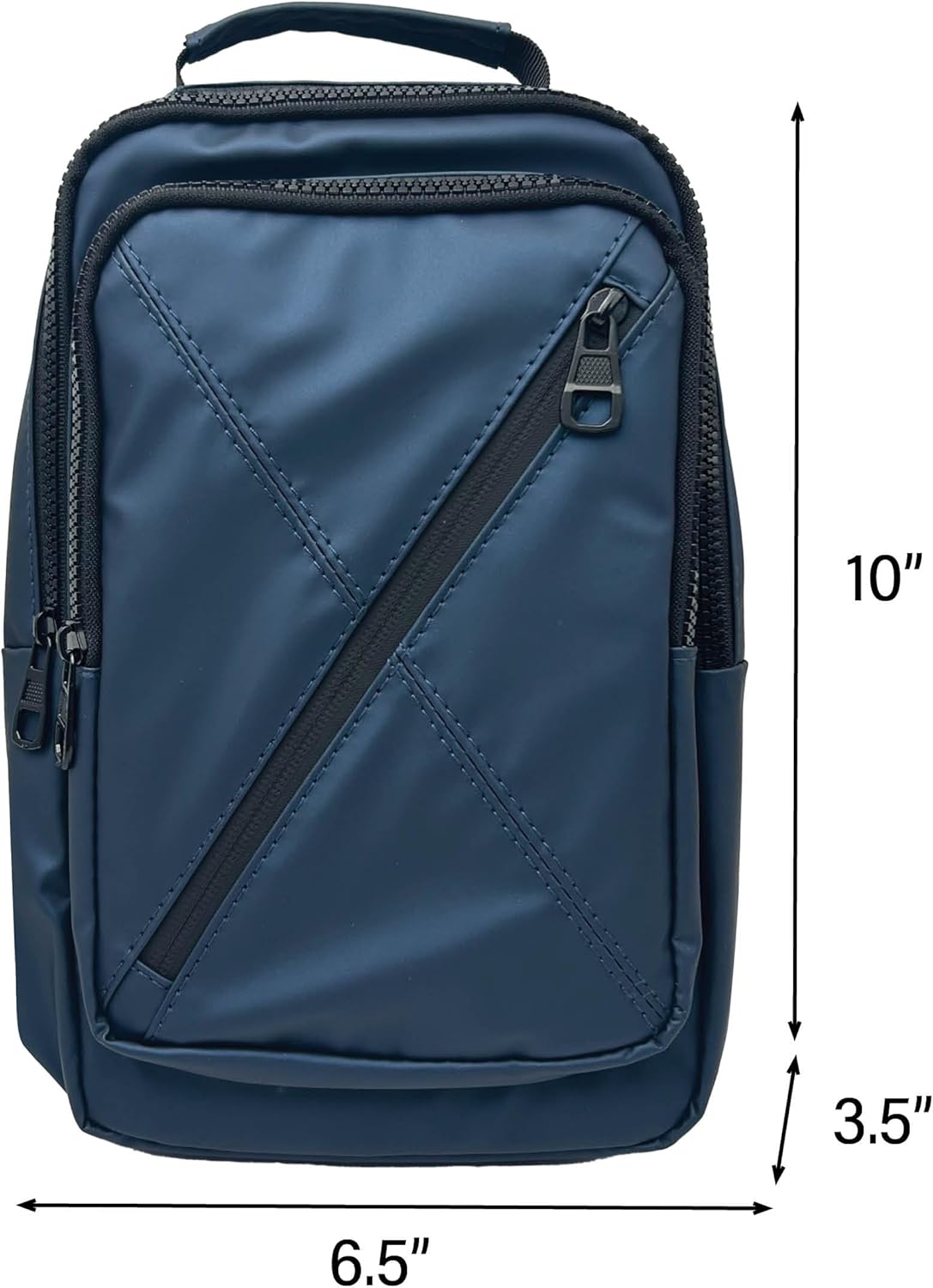 Explorer Crossbody Sling Bag: Convertible Sling Daypack to Backpack, Water Resistant Travel Sling w/Multiple Pockets