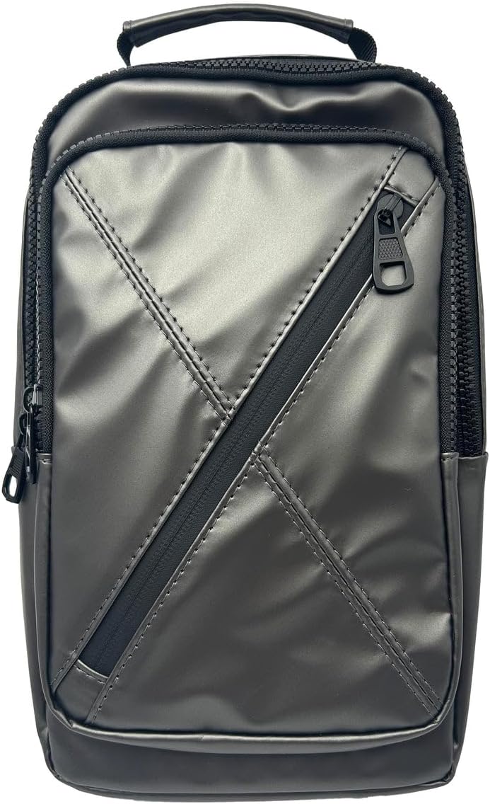 Explorer Crossbody Sling Bag: Convertible Sling Daypack to Backpack, Water Resistant Travel Sling w/Multiple Pockets