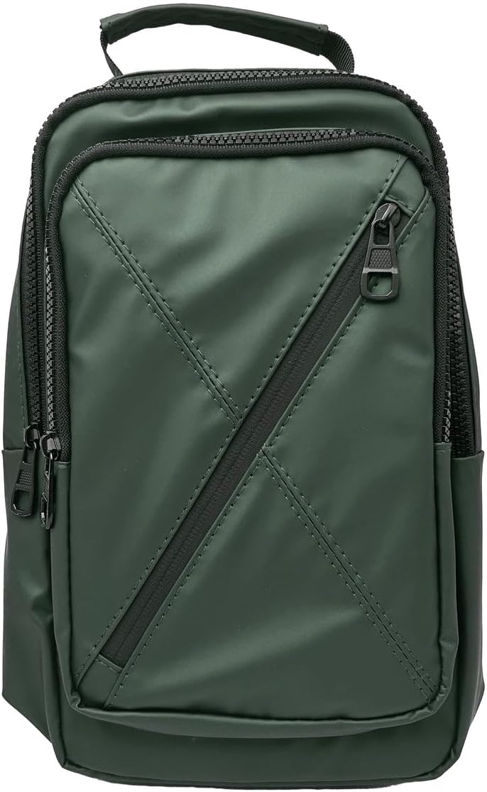 Explorer Crossbody Sling Bag: Convertible Sling Daypack to Backpack, Water Resistant Travel Sling w/Multiple Pockets