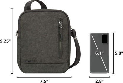 unisex-adult Anti Theft Urban Small Crossbody Bag, Black, One Size