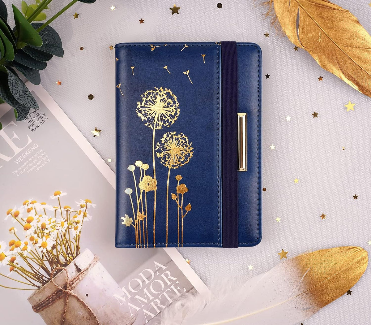 Passport Holder Cover, RFID Travel Wallet Women Card Holder | Travel Essentials, Passport Book Holders, Passport Cover Case, PU Leather, Cute, Thin, Spliced Design, Green Flower - Colors B