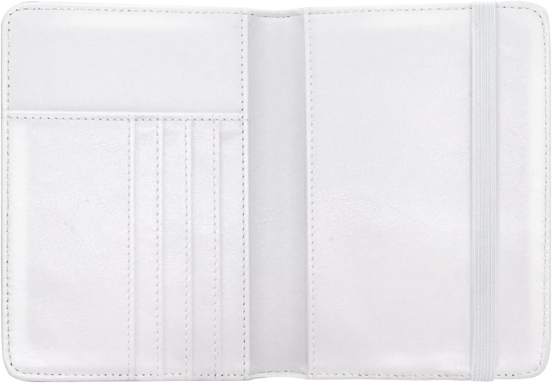 Passport Holder Cover, RFID Travel Wallet Women Card Holder | Travel Essentials, Passport Book Holders, Passport Cover Case, PU Leather, Cute, Thin, Spliced Design, Green Flower - Colors B