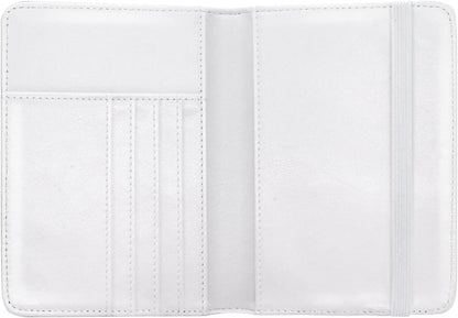 Passport Holder Cover, RFID Travel Wallet Women Card Holder | Travel Essentials, Passport Book Holders, Passport Cover Case, PU Leather, Cute, Thin, Spliced Design, Green Flower - Colors B