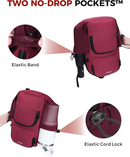 Crossbody Bags for Women Men, Anti-Theft RFID Blocking Sling Backpack Water Resistant Chest Shoulder Daypack, Black