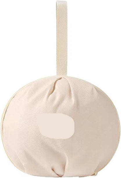 Travel Underwear Organizer Bag Portable Travel Bra Underwear Organizer Bags Multi-function Storage Bag for Intimate Clothes(Beige)