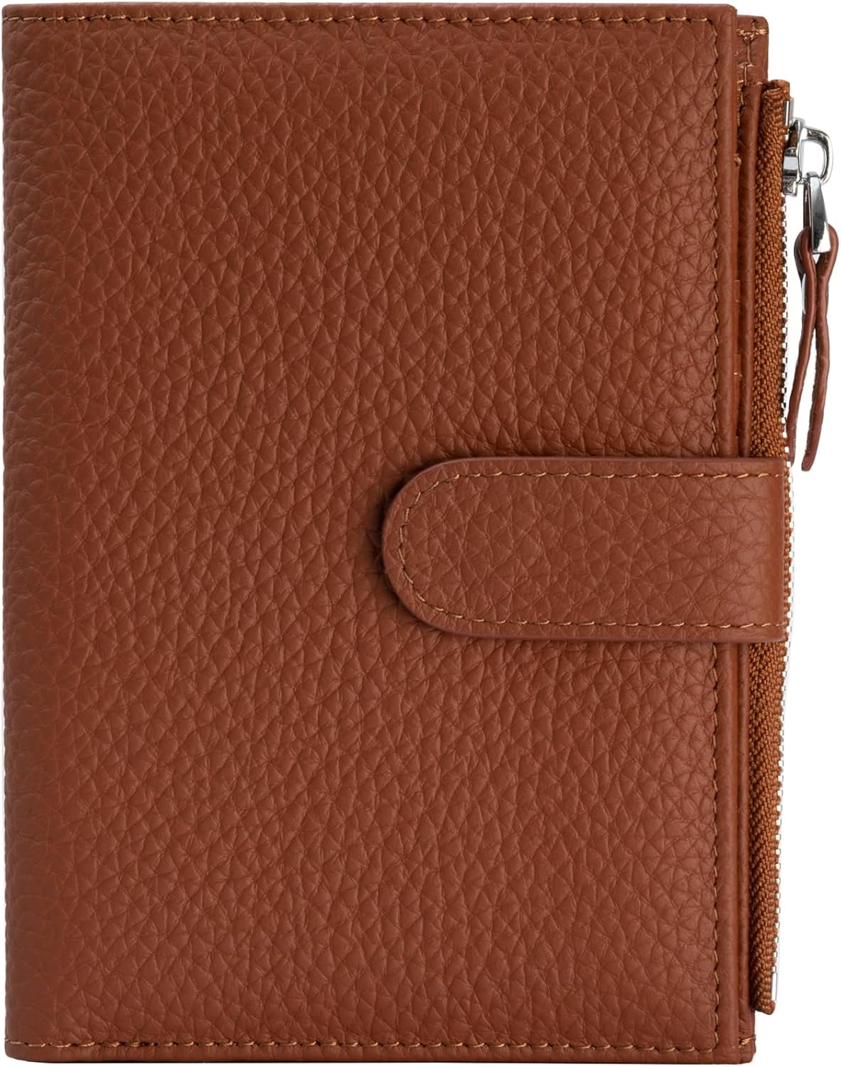 Passport wallet and Card Slot Combo RFID Blocking Leather Travel Passport Wallet for Men and Women with Zippered Coins Pocket Passport holder, Deep Blue