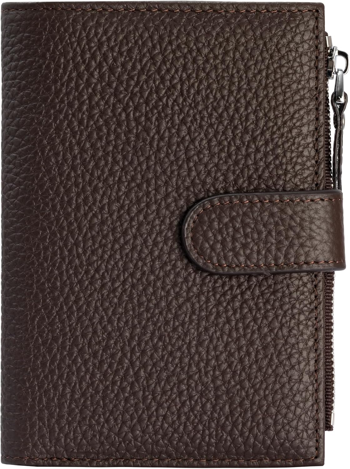 Passport wallet and Card Slot Combo RFID Blocking Leather Travel Passport Wallet for Men and Women with Zippered Coins Pocket Passport holder, Deep Blue