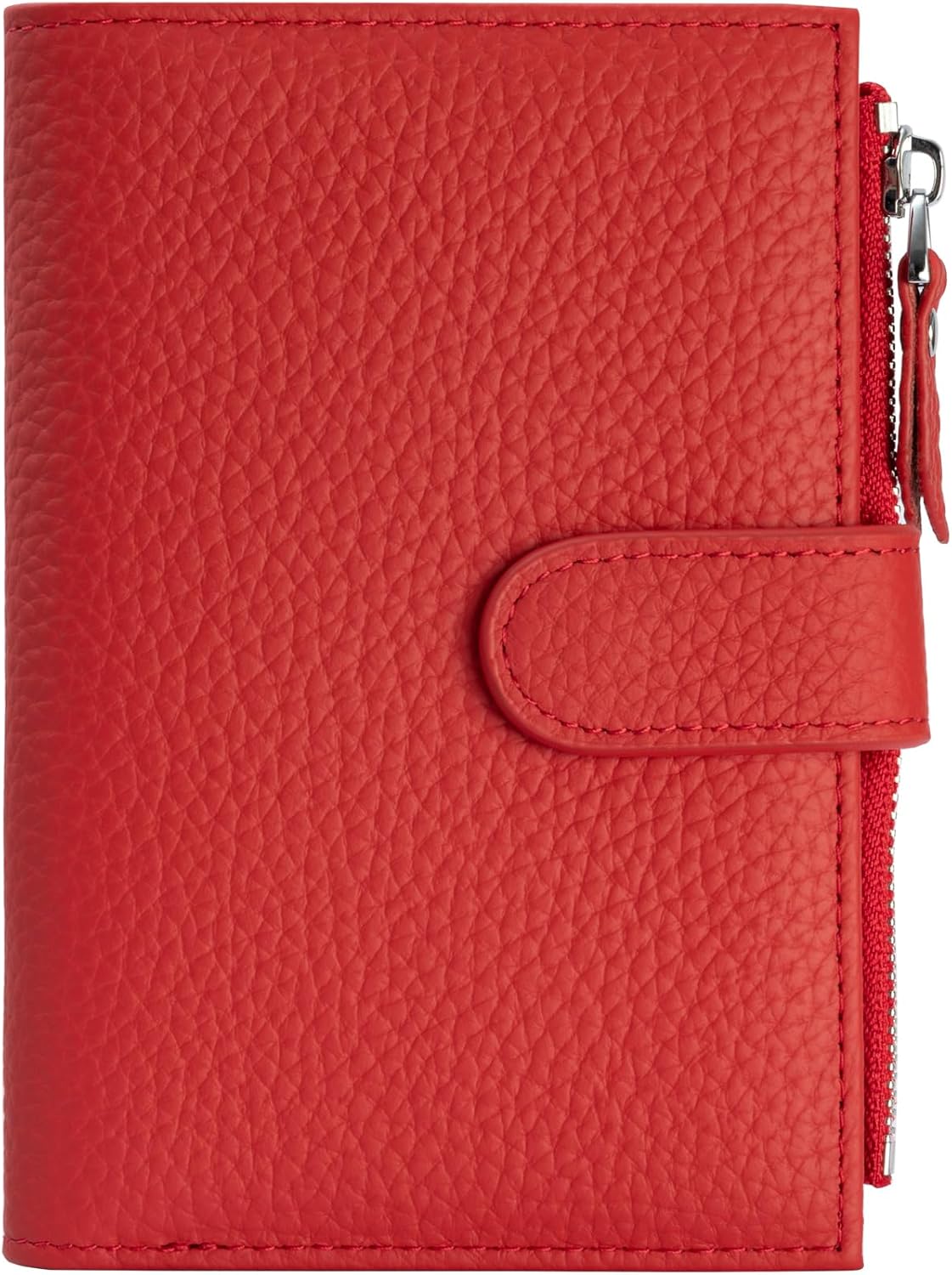 Passport wallet and Card Slot Combo RFID Blocking Leather Travel Passport Wallet for Men and Women with Zippered Coins Pocket Passport holder, Deep Blue