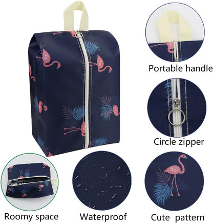 Travel Shoe Bags Waterproof Portable Shoe Storage Pouch with Handle for Men & Women