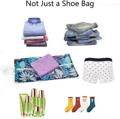 Travel Shoe Bags Waterproof Portable Shoe Storage Pouch with Handle for Men & Women