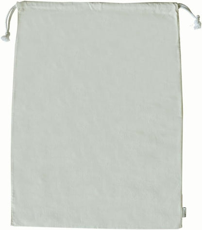 100% Cotton Canvas Travel Laundry Bag, 2-Pack
