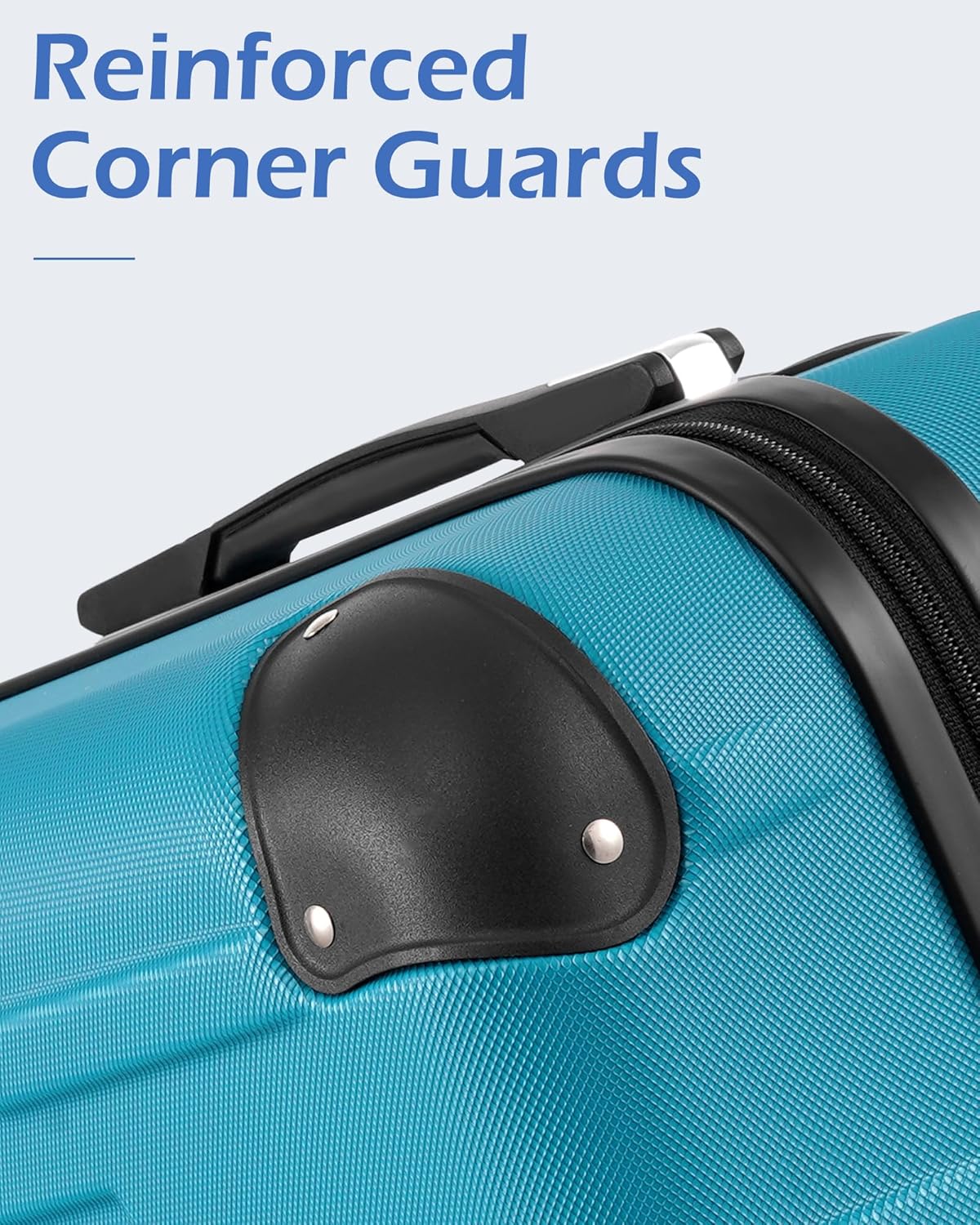 Hardside Carry-On Luggage with TSA Lock, Spinner Wheels, Telescopic Handle, Lightweight Suitcase (Champagne, S(20in_carry on))