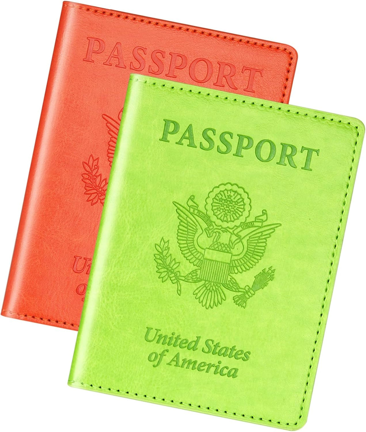 Rose Gold & Gray Passport Holder for Travel, Passport Wallet Cover Case for Family Women Men Cruise Essentials, Travel Must Haves Passports Book Protector