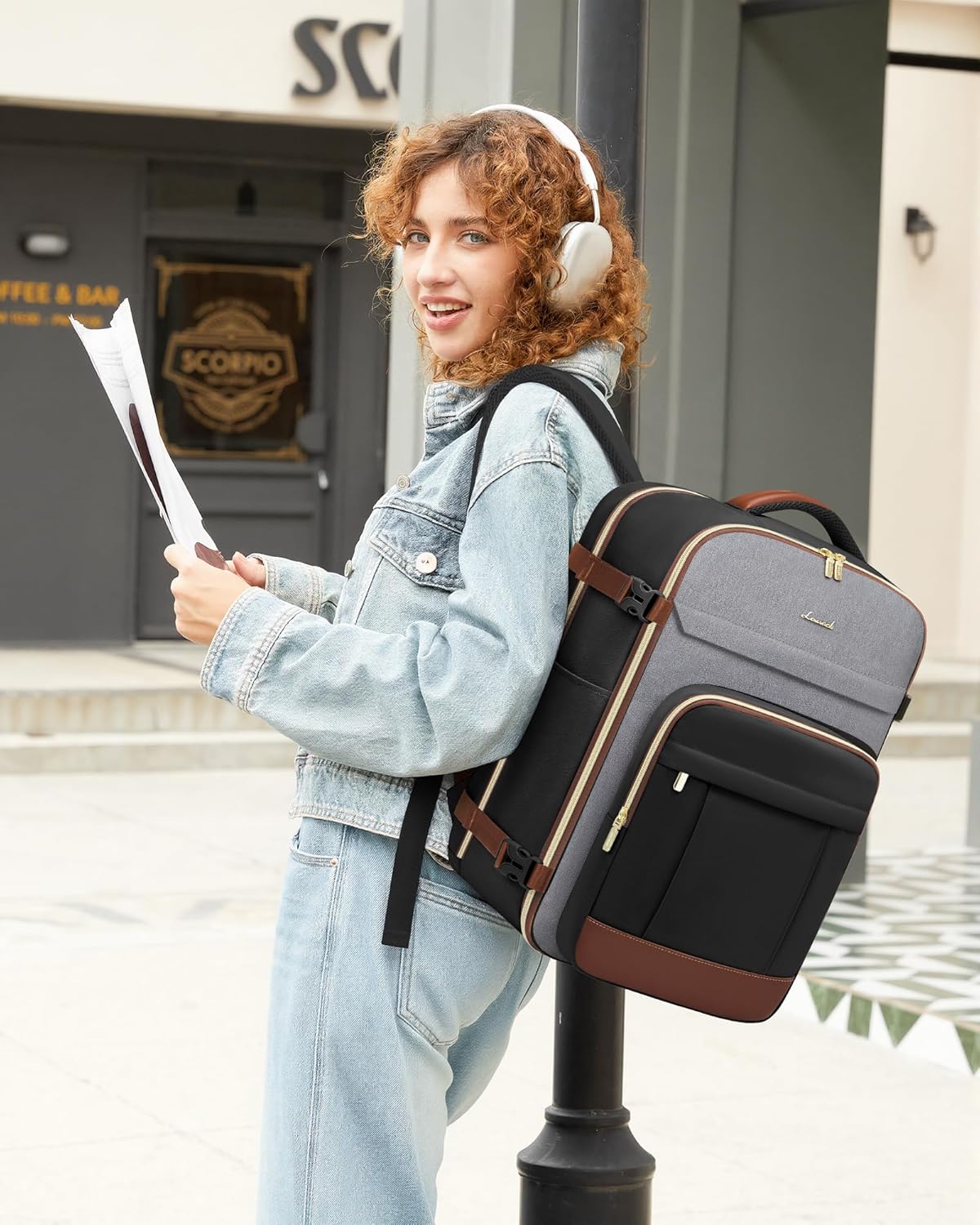 40L Travel Backpack for Women & Men - 17.3 Inch Carry On Backpack & Personal Item Backpack for Airlines, Spacious and Durable Design, with 3 Packing Cubes
