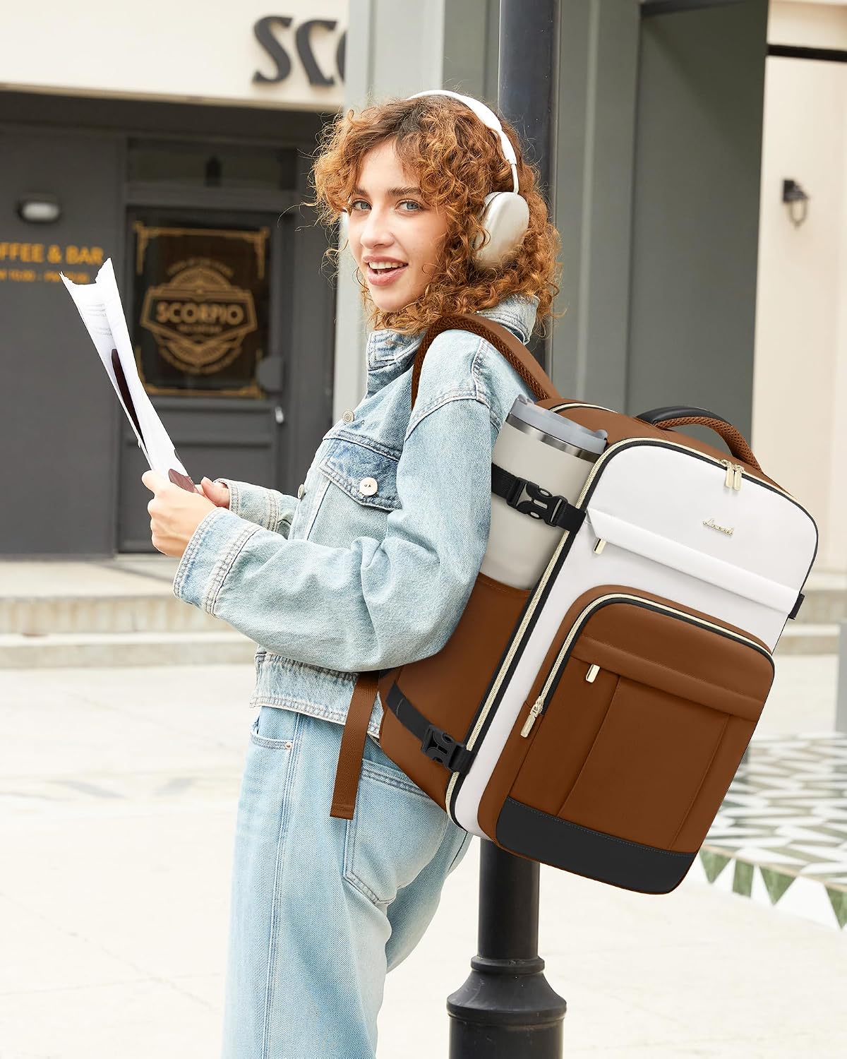 40L Travel Backpack for Women & Men - 17.3 Inch Carry On Backpack & Personal Item Backpack for Airlines, Spacious and Durable Design, with 3 Packing Cubes