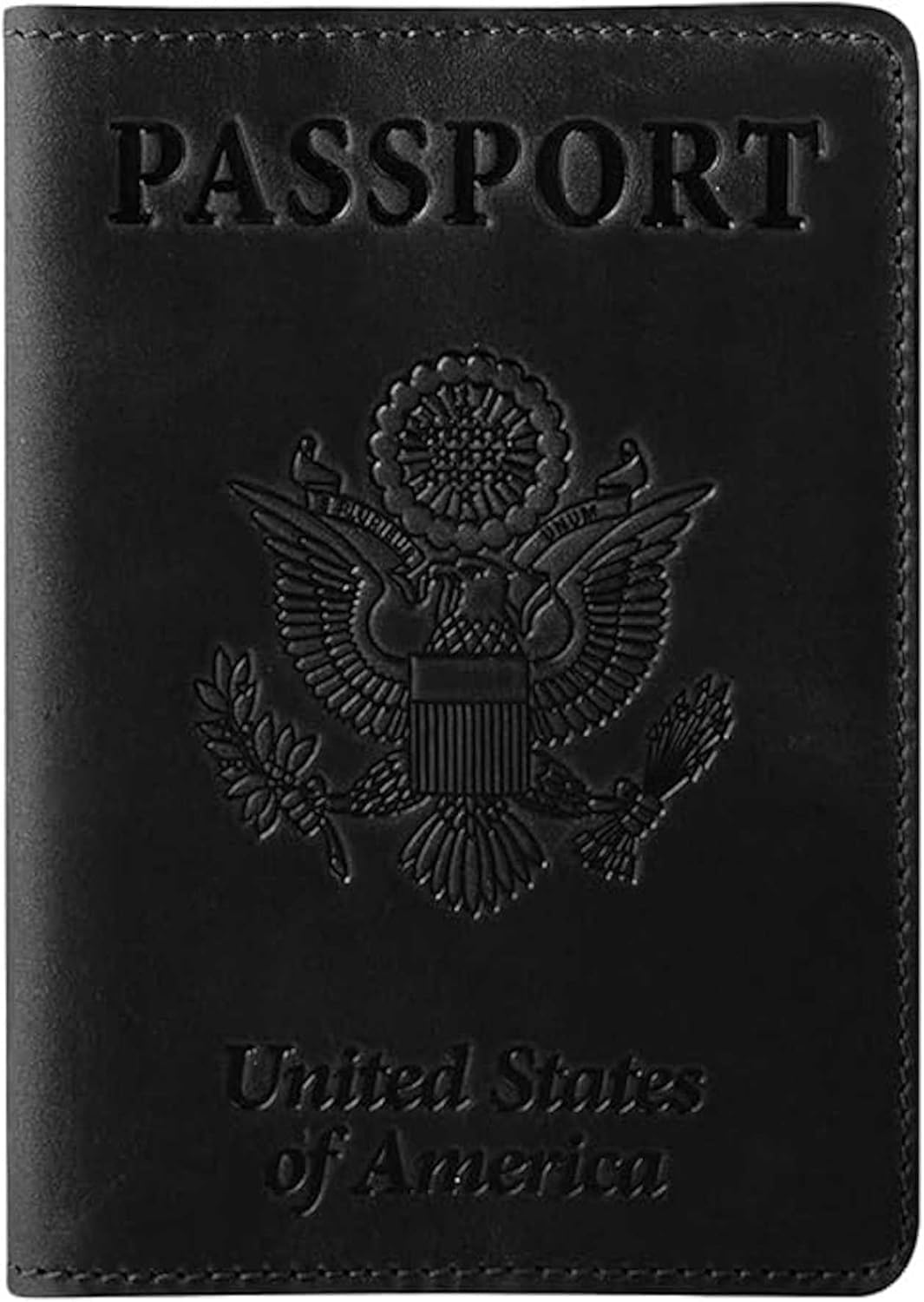 RFID Passport Holder for Travel – PU Leather Passport Cover and Card Holder for Men & Women – Slim Passport Holder with Card Protector Slot, Travel Must Haves (Pink - Lime Green)