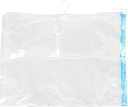 Vacuum Compression Storage Bags Large 70x105cm Hanging Clothes Space Saver Bags Thickened for Travel and Home Organization