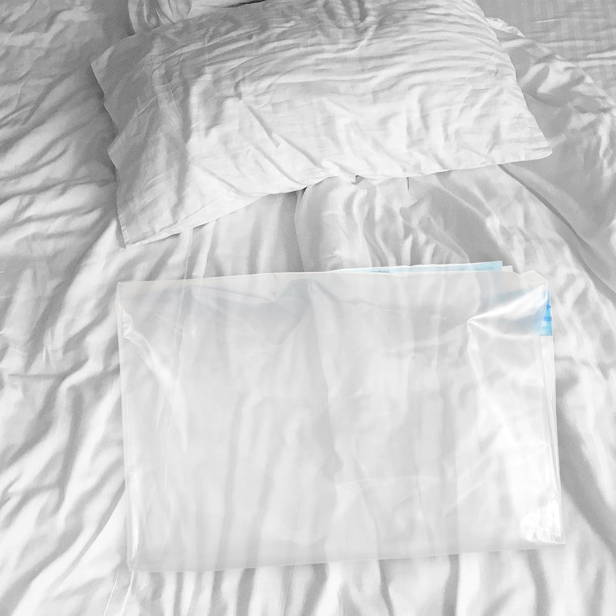 Vacuum Compression Storage Bags Large 70x105cm Hanging Clothes Space Saver Bags Thickened for Travel and Home Organization