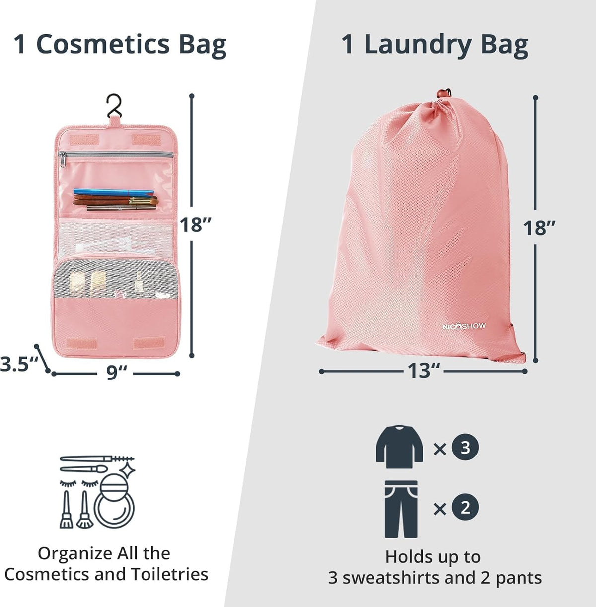 6 Set Compression Packing Cubes for Travel - Compressible, Lightweight, and Space-Saving Packing Cubes, Travel Essentials for Women, Grey