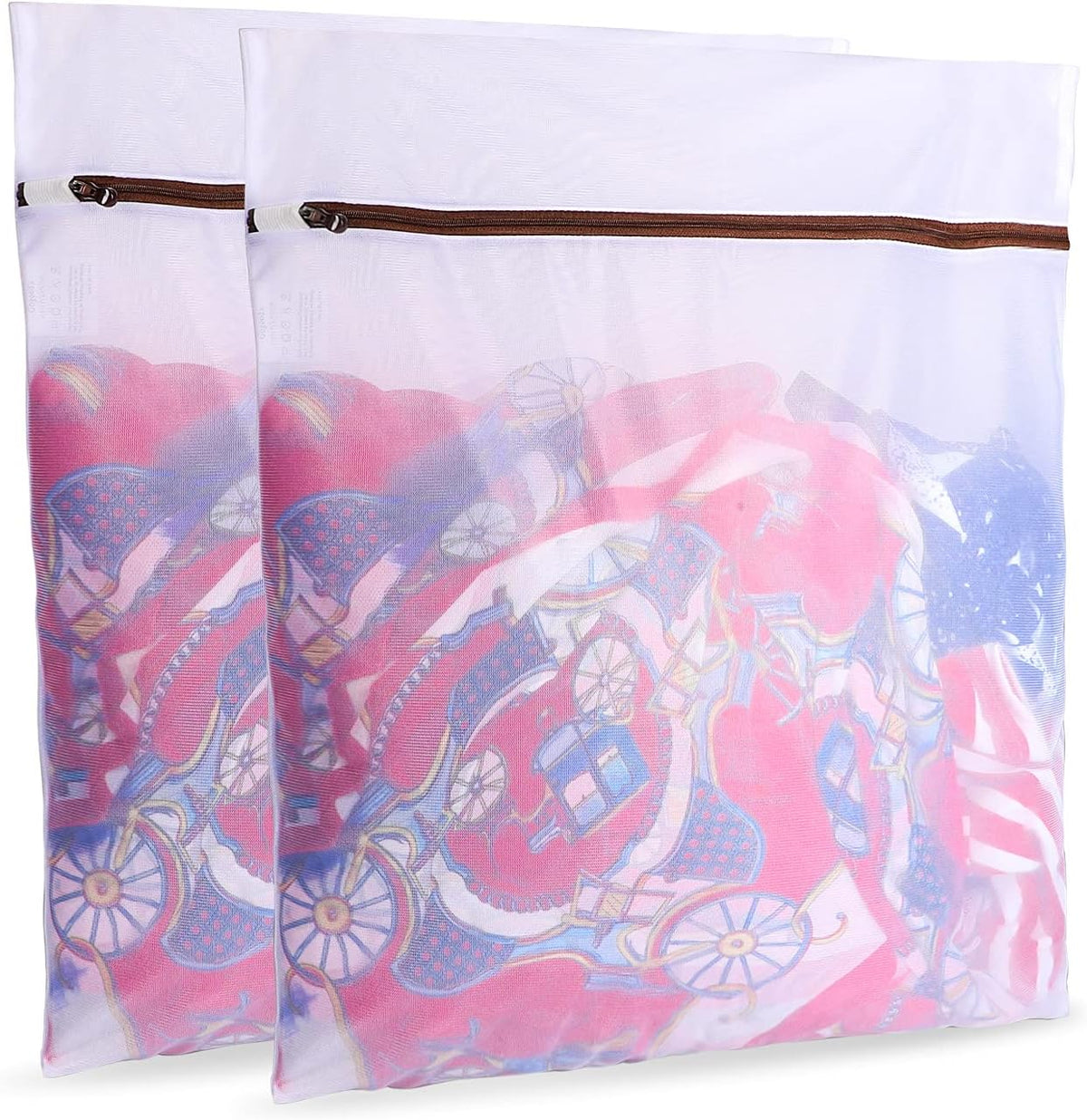 2 Pack Extra Large Mesh Laundry Bag 43 x 35 in – XXXXL Washing Bag | Jumbo for Bedding, Blankets, Clothes, Pet Items, Travel & Storage – Washer Protector Bag for Washing Machine