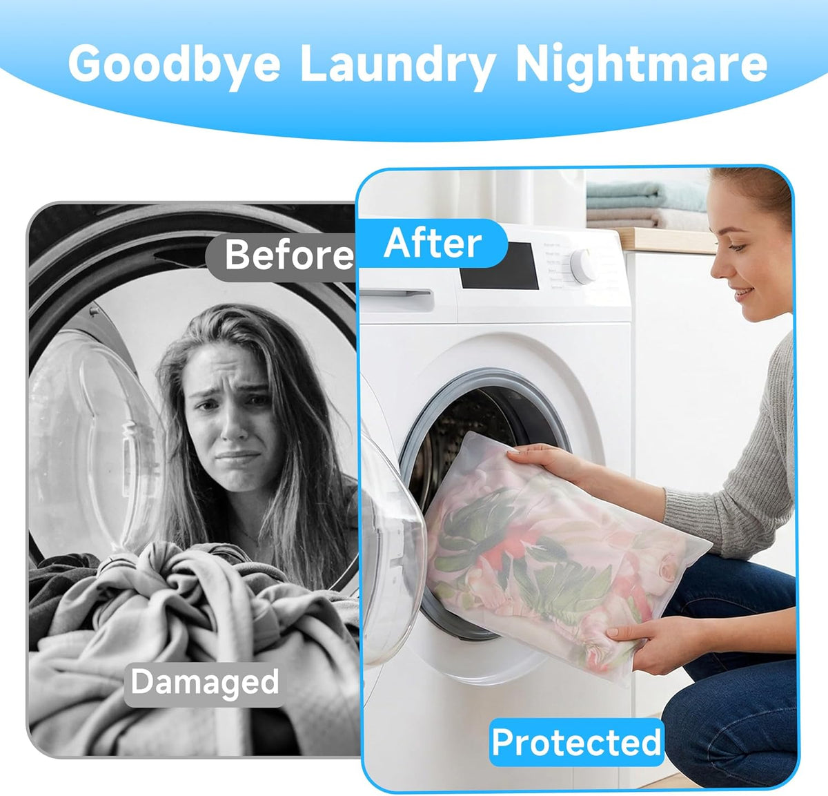 2 Pack Extra Large Mesh Laundry Bag 43 x 35 in – XXXXL Washing Bag | Jumbo for Bedding, Blankets, Clothes, Pet Items, Travel & Storage – Washer Protector Bag for Washing Machine