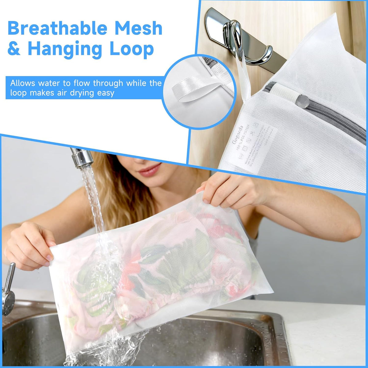 2 Pack Extra Large Mesh Laundry Bag 43 x 35 in – XXXXL Washing Bag | Jumbo for Bedding, Blankets, Clothes, Pet Items, Travel & Storage – Washer Protector Bag for Washing Machine
