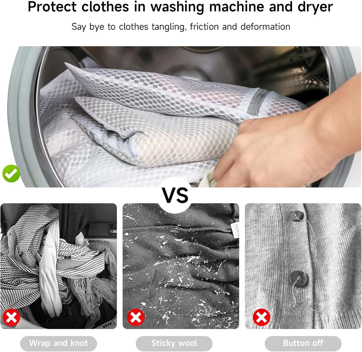 2 Pack Extra Large Mesh Laundry Bag 43 x 35 in – XXXXL Washing Bag | Jumbo for Bedding, Blankets, Clothes, Pet Items, Travel & Storage – Washer Protector Bag for Washing Machine