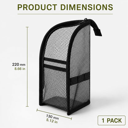 Portable Lightweight Travel Toiletry Bag,Standing Toiletry Bag,Self Standing Travel Toiletry Pouch,Travel Toiletry Bag,Hanging Toiletry Bag,Durable Eva Material,For Travelers And Daily Routine(Black)