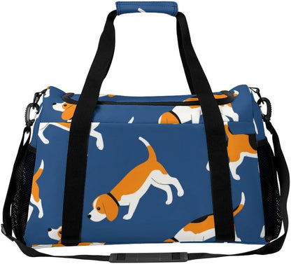 Travel Gym Bag Duffel Sports Weekender Overnight Easy Clean Material for Workout Travel
