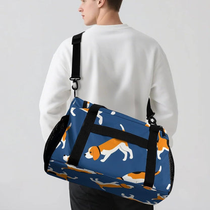 Travel Gym Bag Duffel Sports Weekender Overnight Easy Clean Material for Workout Travel