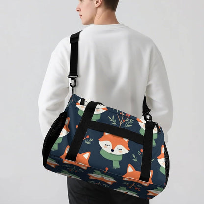Travel Gym Bag Duffel Sports Weekender Overnight Easy Clean Material for Workout Travel