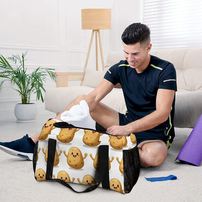 Travel Gym Bag Duffel Sports Weekender Overnight Easy Clean Material for Workout Travel