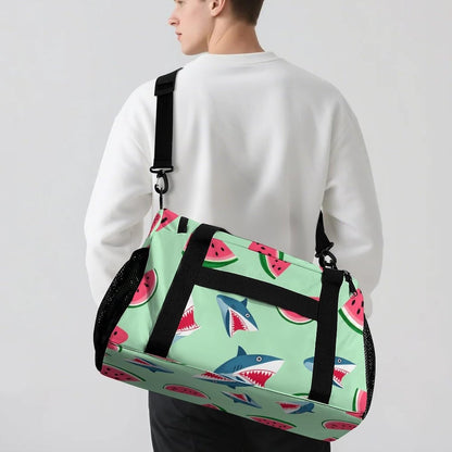 Travel Gym Bag Duffel Sports Weekender Overnight Easy Clean Material for Workout Travel
