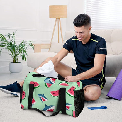 Travel Gym Bag Duffel Sports Weekender Overnight Easy Clean Material for Workout Travel